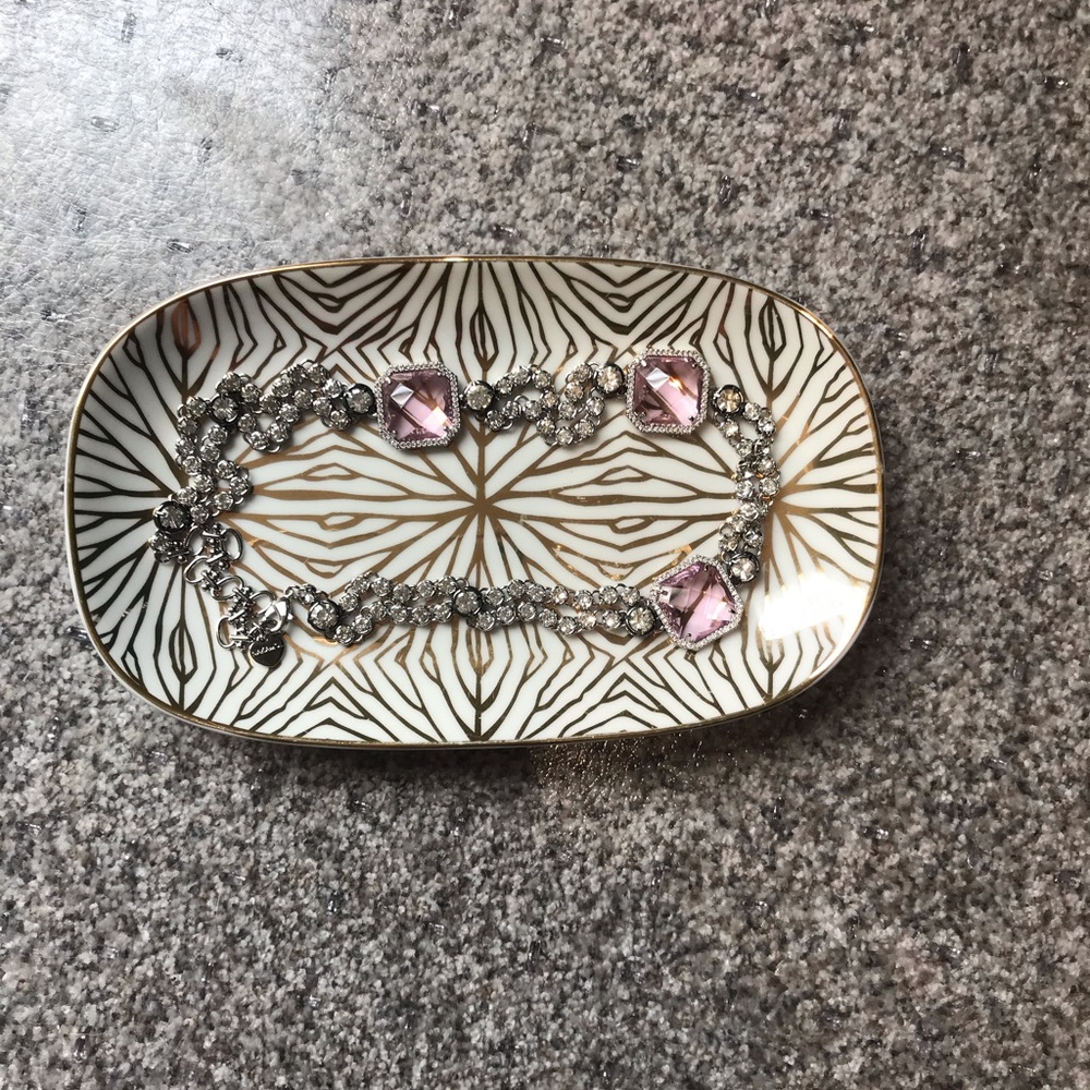 Anthropologie Multi Crystal Stone Necklace